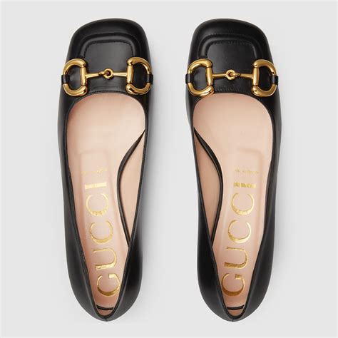 flat womens shoes gucci|Gucci ballet flat with horsebit.